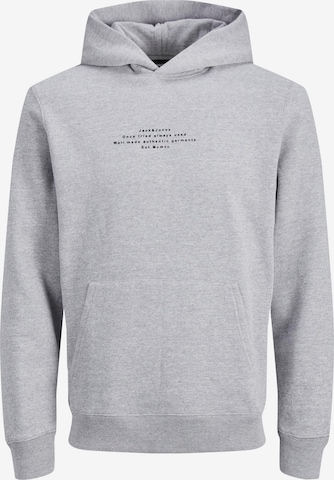 JACK & JONES Sweatshirt 'Evan' in Grey: front
