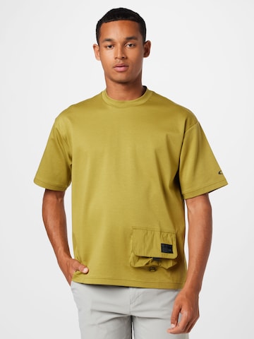 dzeltens OAKLEY Sporta krekls: no priekšpuses