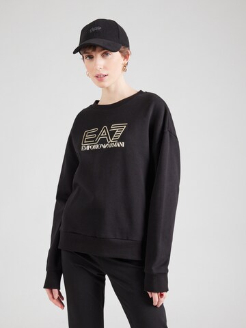 EA7 Emporio Armani Свитшот в Черный: спереди