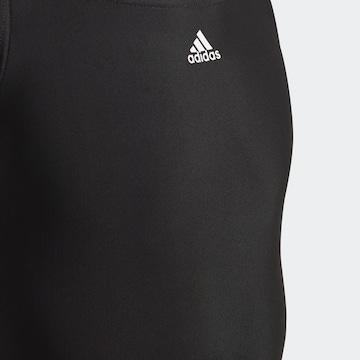 ADIDAS PERFORMANCE Minimiser Athletic Swimwear '3-Stripes' in Black