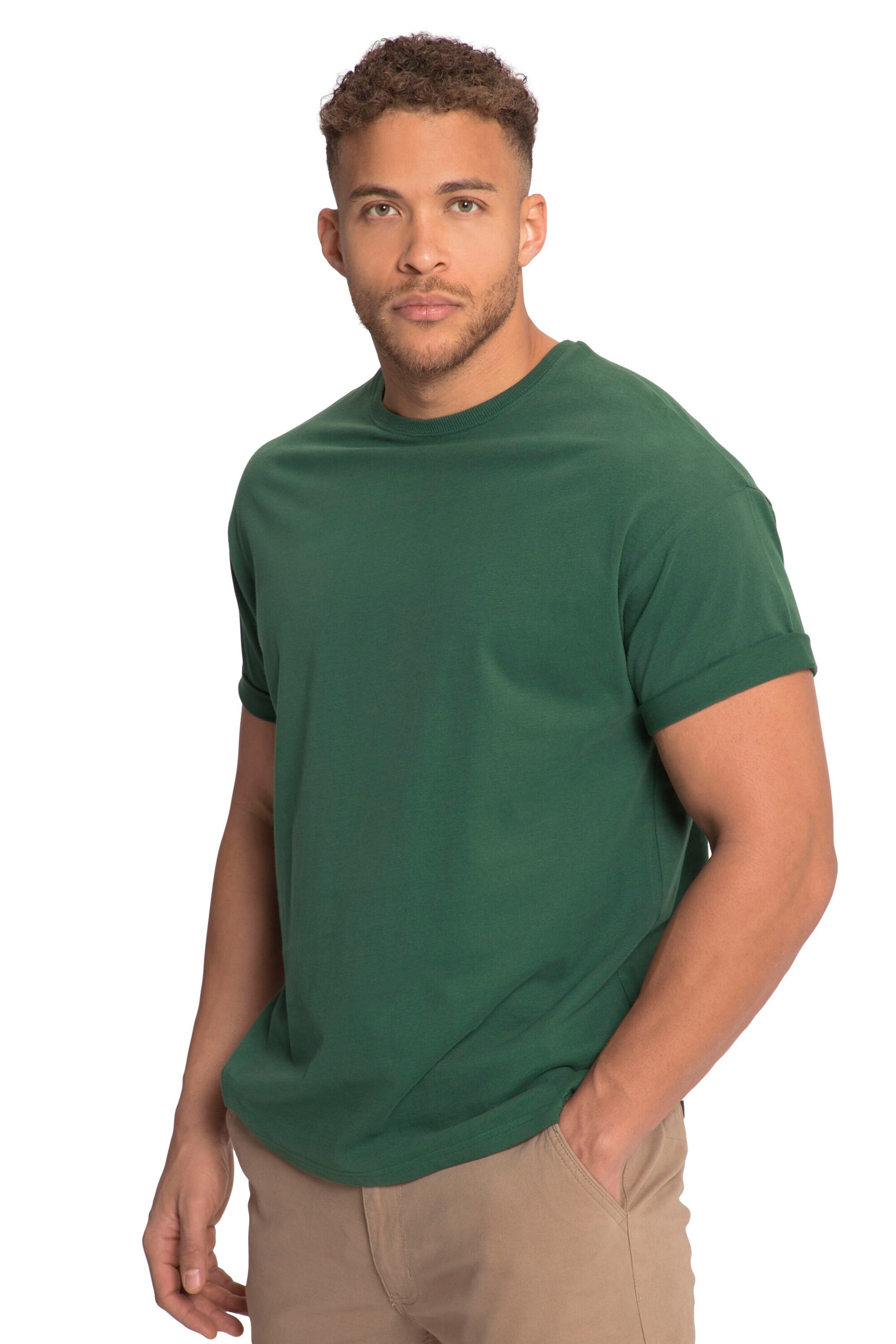 STHUGE Shirt in Groen: voorkant