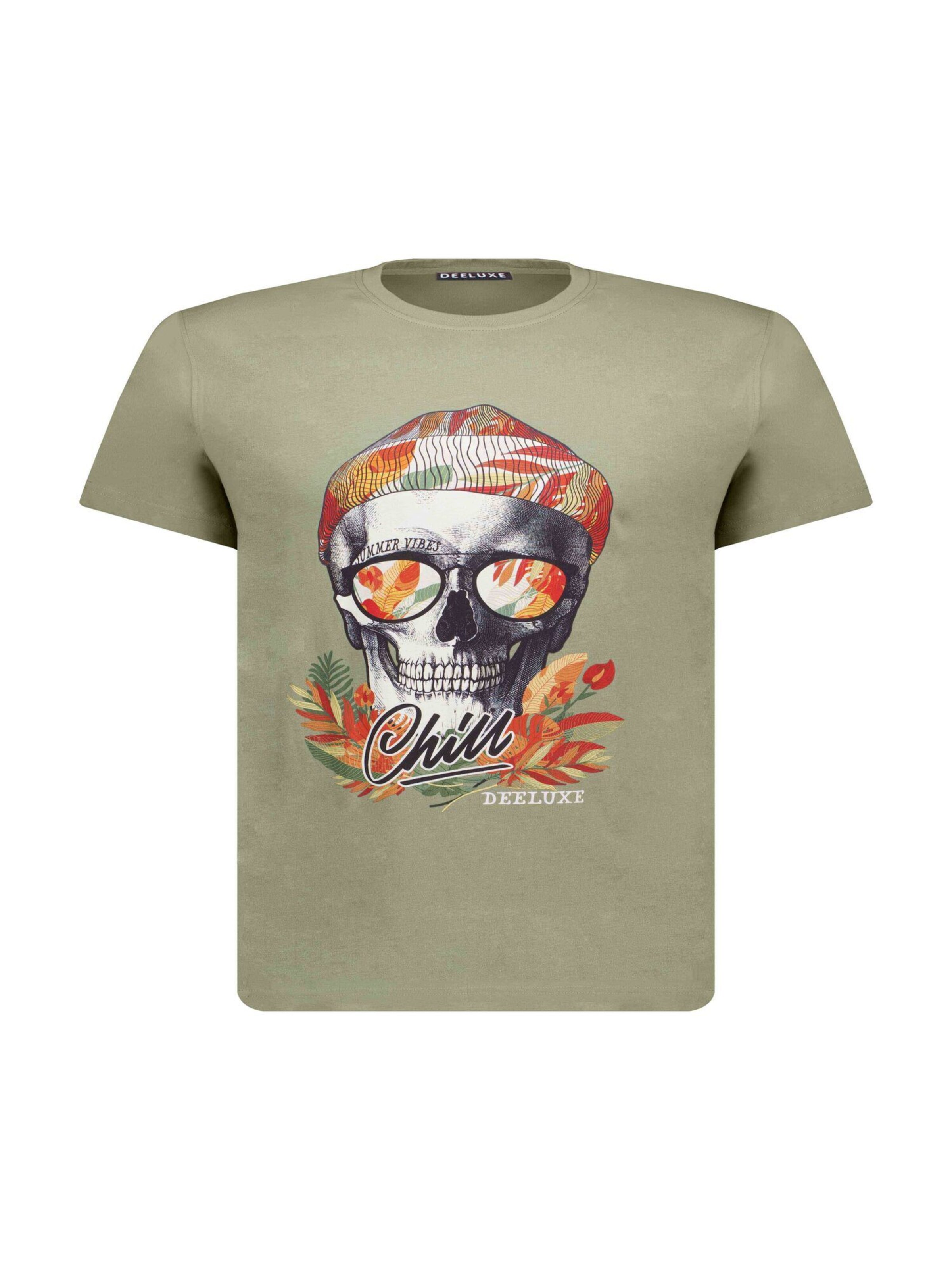 T-Shirt 'Jek' Deeluxe en vert : devant