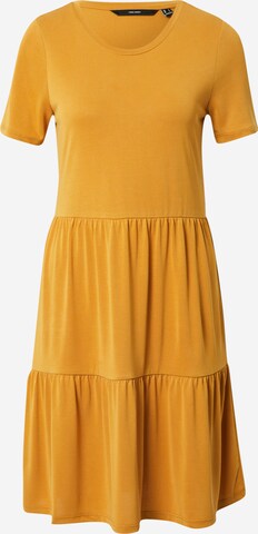 Robe VERO MODA en jaune : devant