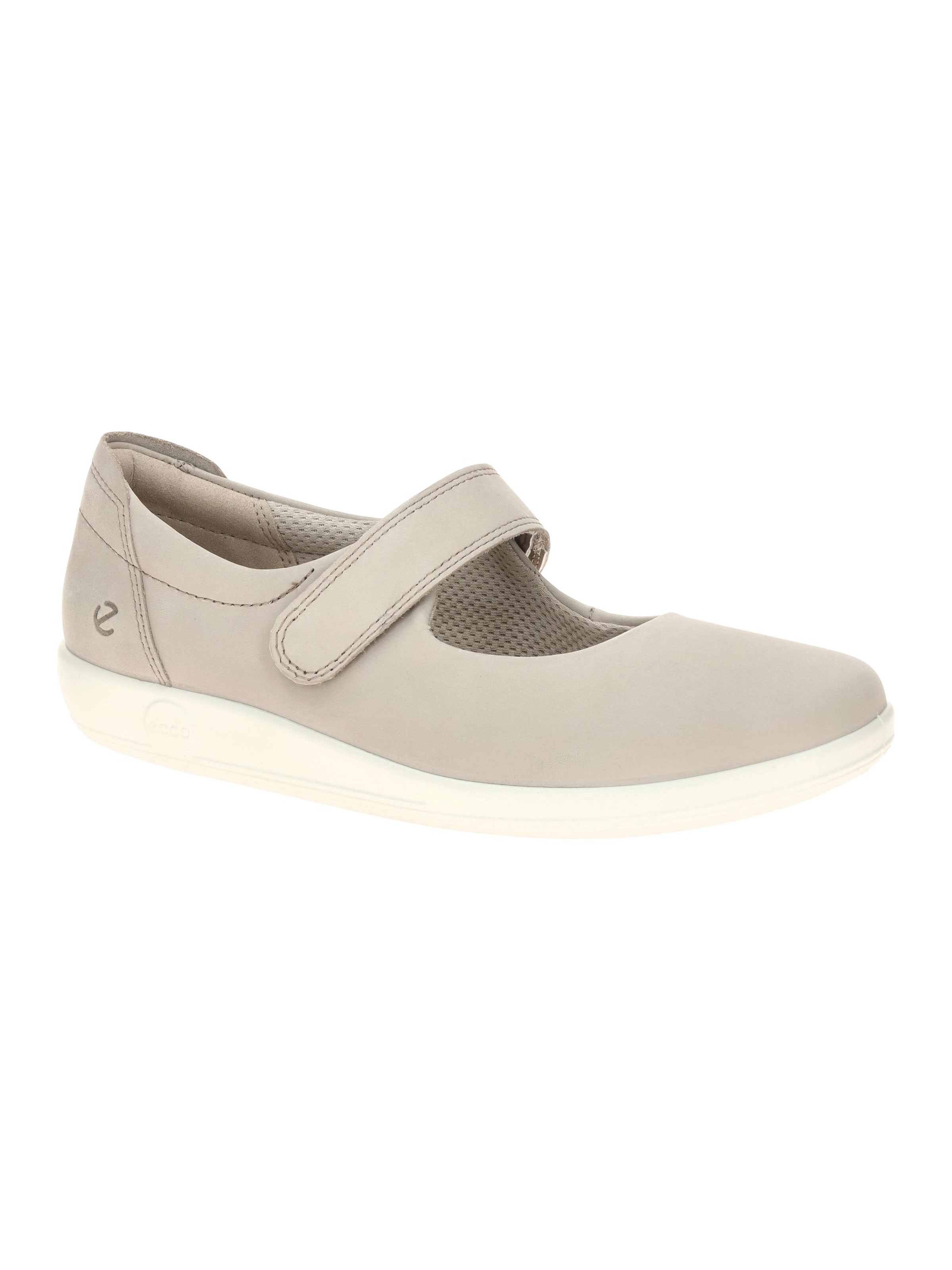ECCO Hausschuh 'Ecco Soft 2 Schuhe Mary-Jane Ballerina grau 207503'‌‌‌ in Grau: Vorderseite