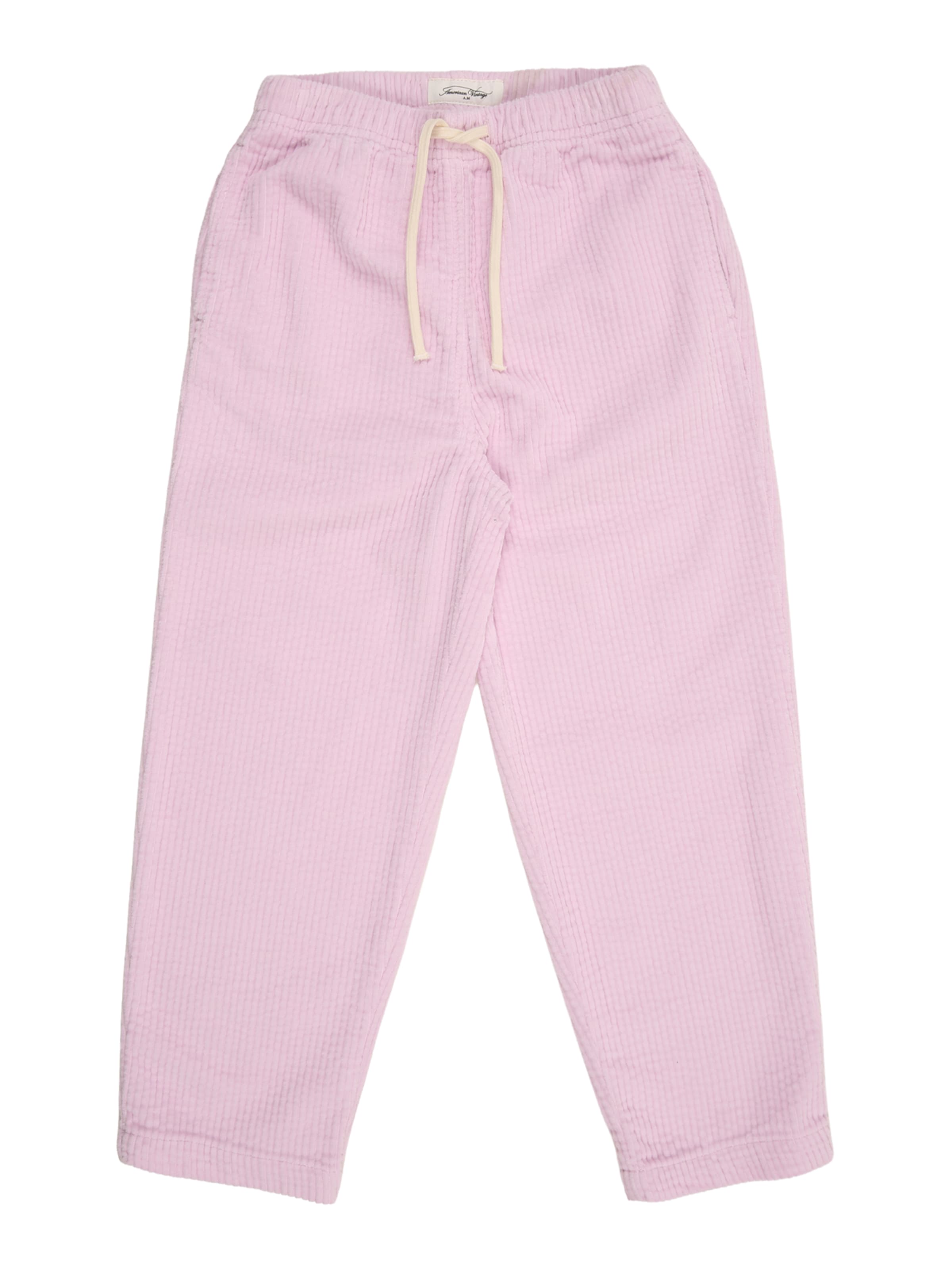 AMERICAN VINTAGE Tapered Παντελόνι 'PADOW-B' σε ροζ: μπροστά