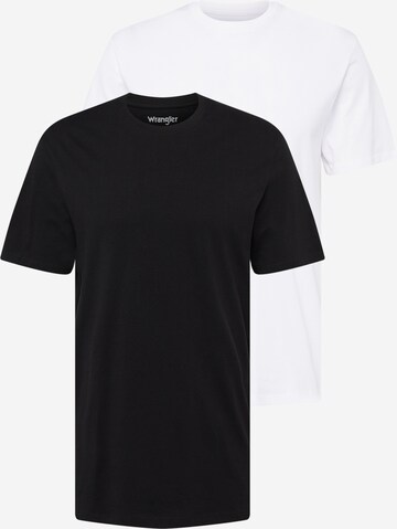 T-Shirt WRANGLER en noir : devant