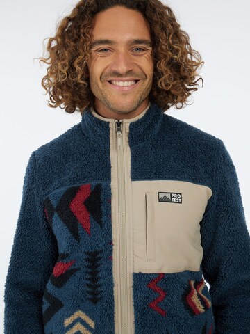 PROTEST Fleece Jacket 'PRTDon' in Blue