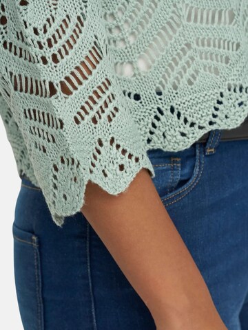 Pull-over 'JDY JDYNEW SUN 3/4 CROPPED PULLOVER KNT NOOS MAGLIONCINO' JDY en vert