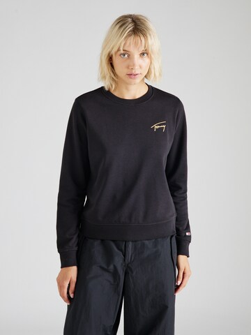 Tommy Jeans Bluzka sportowa w kolorze czarny: przód