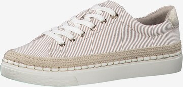 Baskets basses s.Oliver en beige : devant