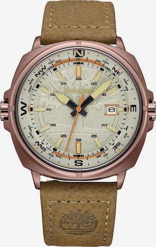 TIMBERLAND Analog Watch 'WILLISTON' in Beige: front