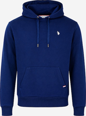 Sweat-shirt U.S. POLO ASSN. en bleu : devant