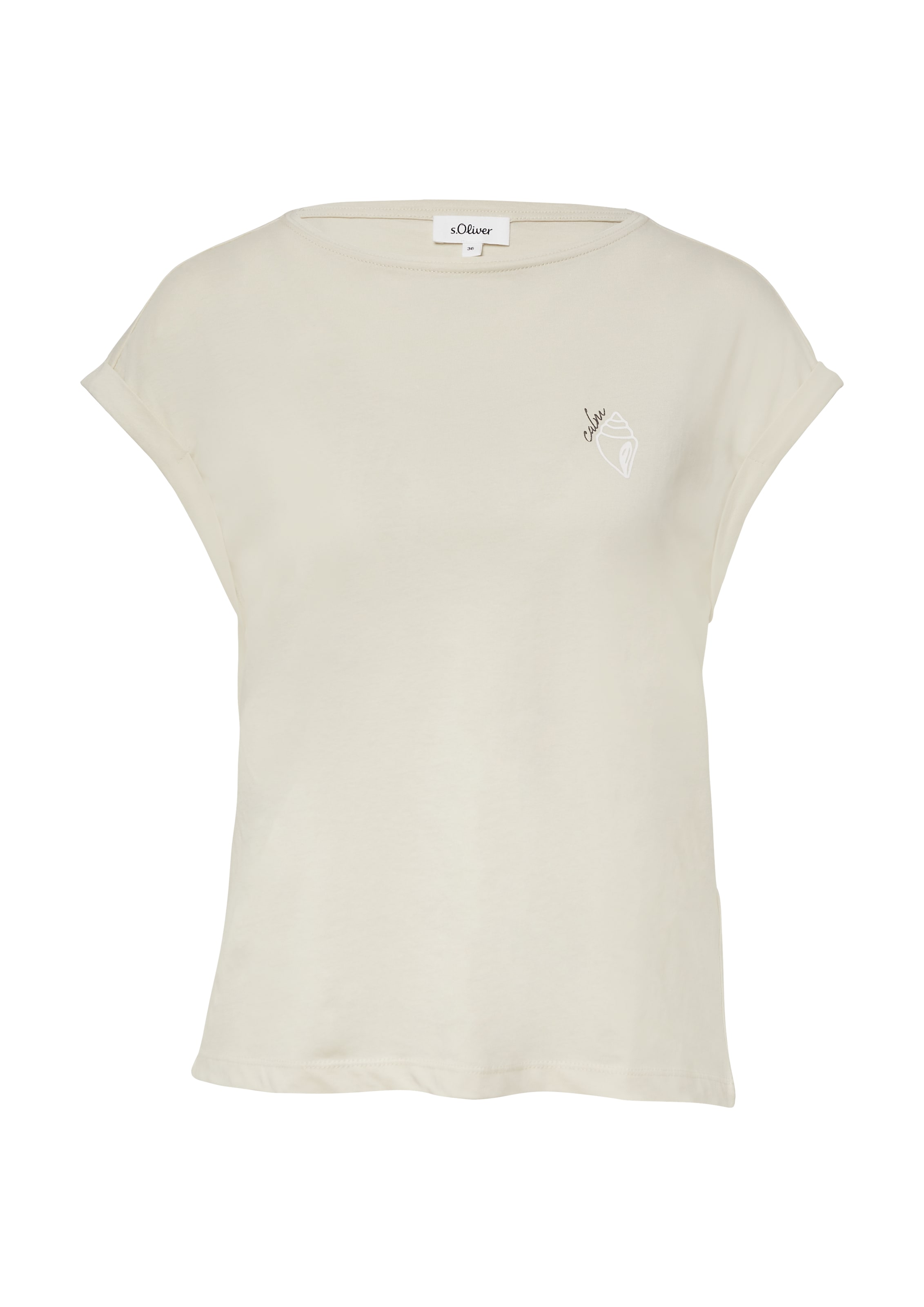 s.Oliver Shirt in Beige: front