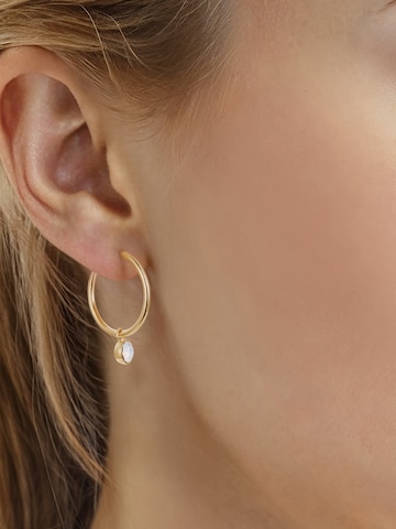 Orecchini di Lulu & Jane in oro: frontale