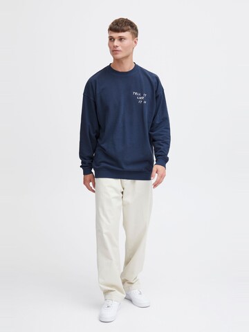 !Solid Sweatshirt ' Ingvor ' in Blauw