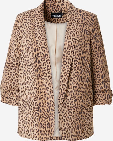 Blazer 'PCBOSS' PIECES Curve en beige : devant