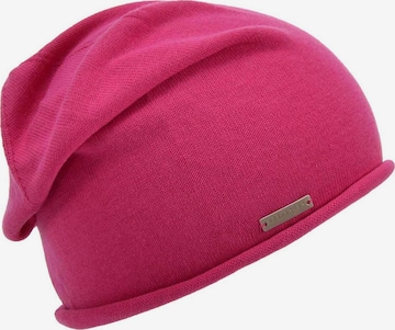 Seeberger Beanie 'Mütze' in Pink: front