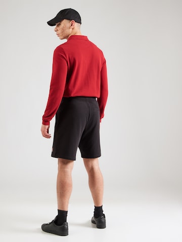 HUGO Regular Панталон 'Diqo' в черно: отзад