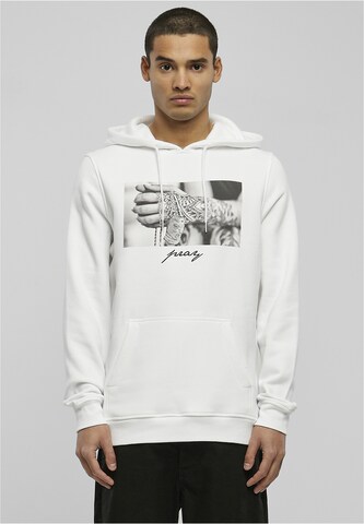 MT Men Sweatshirt 'Pray 2.0' in Weiß: Vorderseite