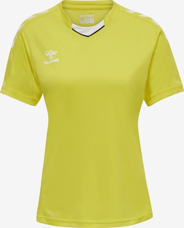 Hummel Performance Shirt 'Poly' in Yellow: front