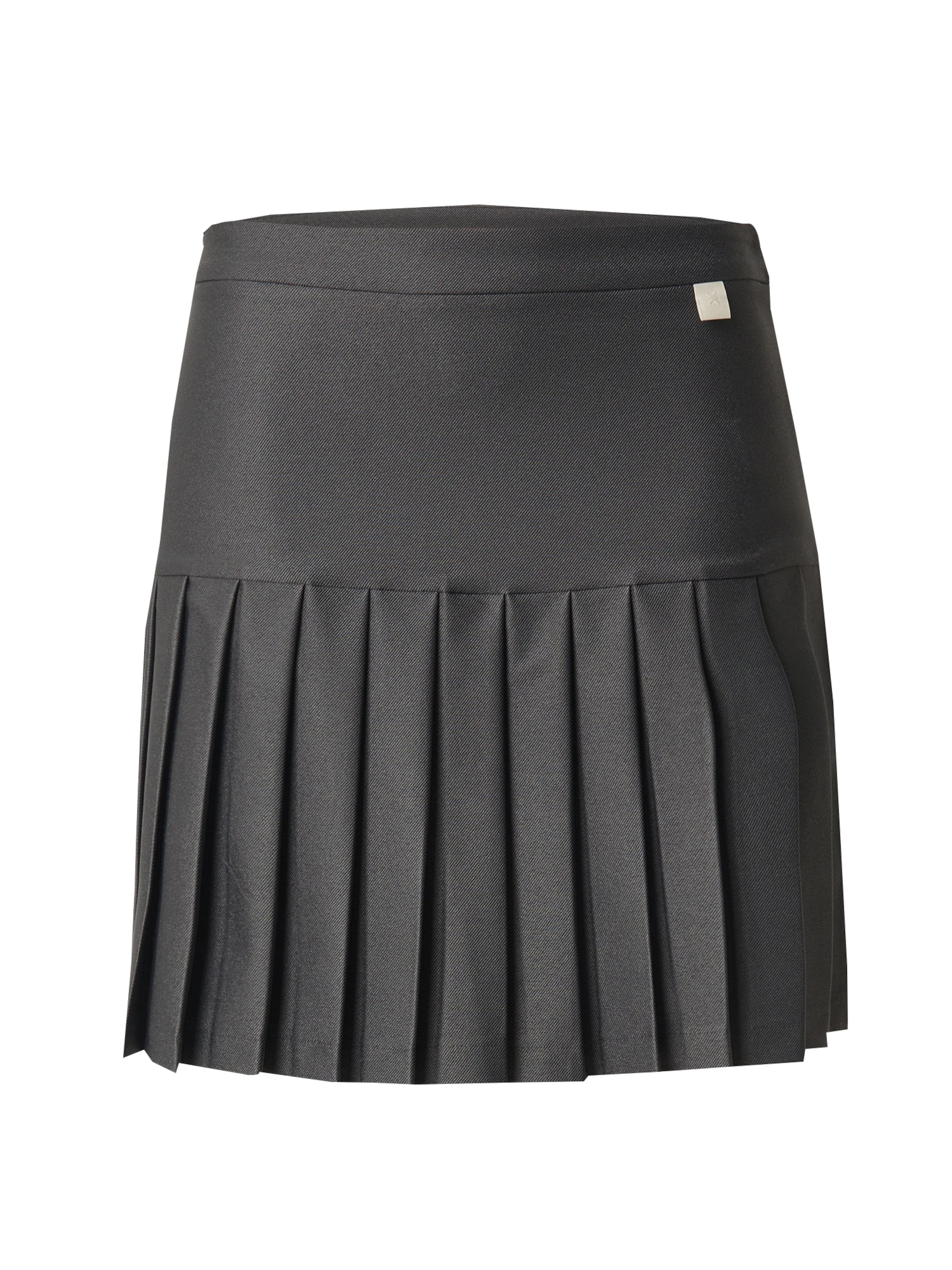 Karo Kauer Spódnica w kolorze szary: przód