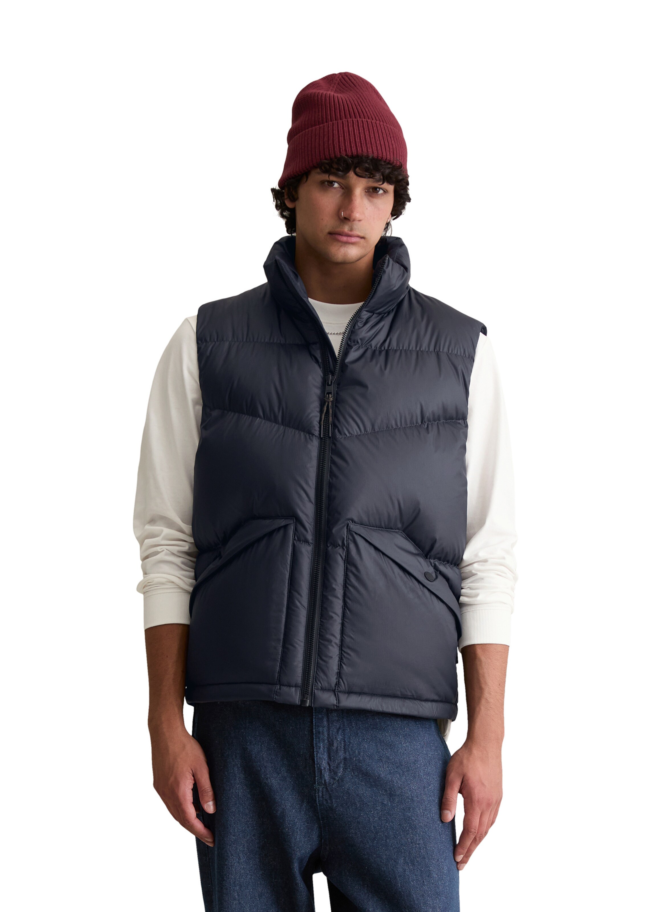 Marc O'Polo DENIM Vest in Blue: front