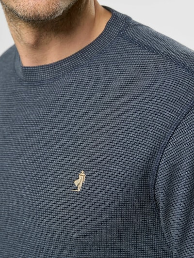 MCS Pull-over 'Drake' en beige / bleu fumé, Vue avec produit