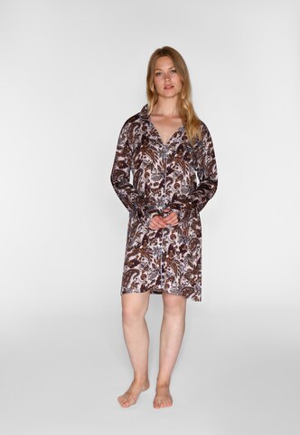 Camicia da notte 'Josephine' di CC DK in marrone: frontale