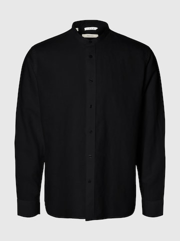 SELECTED Regular Fit Hemd 'SLHClay' in Schwarz