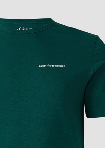 T-Shirt s.Oliver en vert