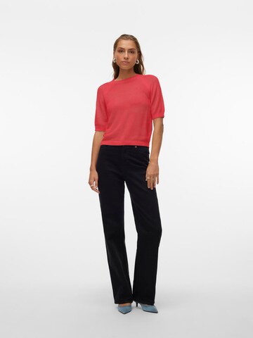 VERO MODA Sweater 'NEW LEXSUN' in Red