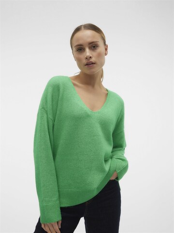 VERO MODA Sweter 'PHILINE' w kolorze zielony