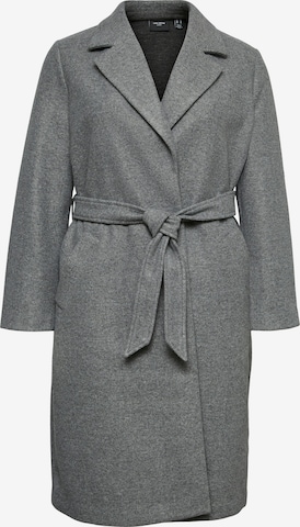 Vero Moda Curve Płaszcz przejściowy 'VMFortune Aya' w kolorze szary: przód