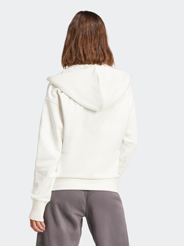 ADIDAS SPORTSWEAR Спортна жилетка с качулка 'ALL SZN' в бяло