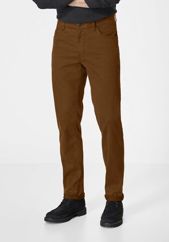 REDPOINT Regular Hose 'Milton' in Braun: Vorderseite
