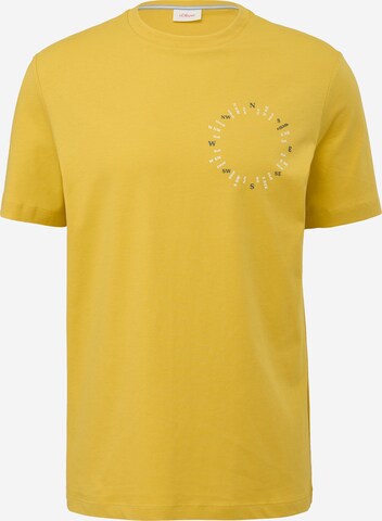 T-Shirt s.Oliver en jaune : devant