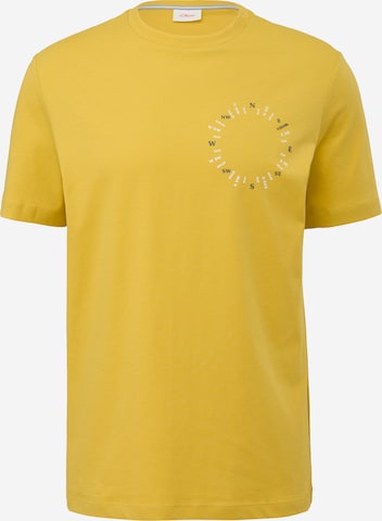 T-Shirt s.Oliver en jaune : devant