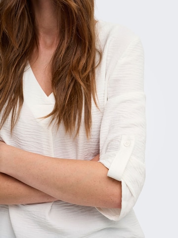 Chemisier 'ONLMette' ONLY en blanc