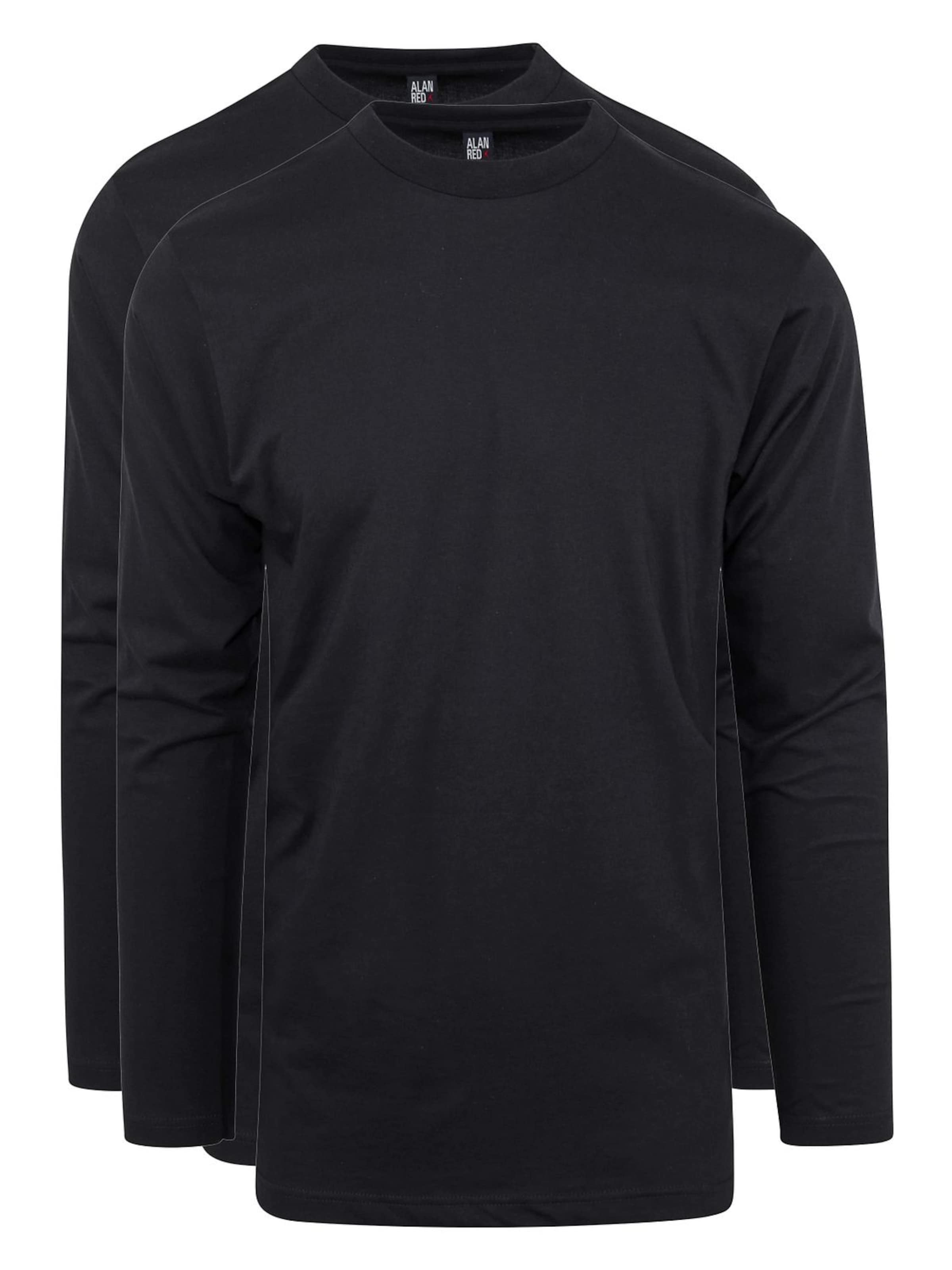 alan red Shirt 'Virginia' in Black: front