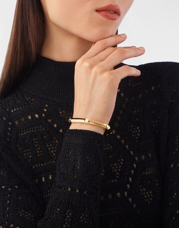 Braccialetto 'The Plein Cuff' di Philipp Plein Jewellery in oro: frontale
