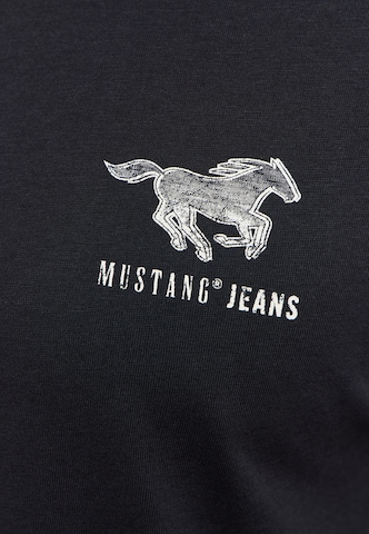 MUSTANG T-Shirt ' Austin ' in Schwarz