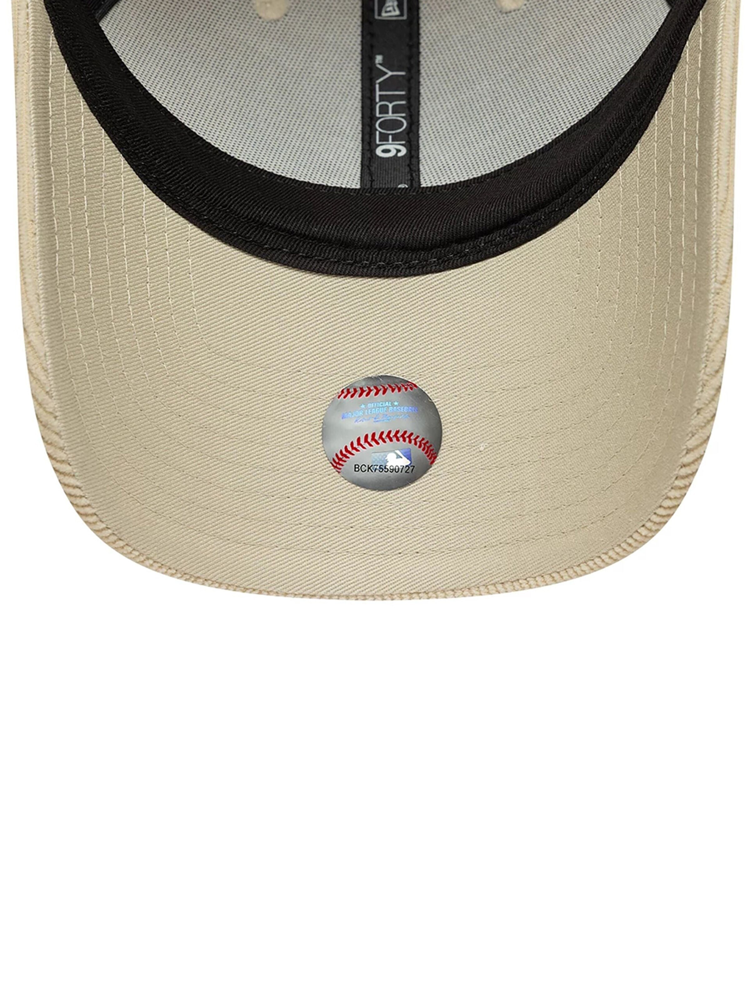 NEW ERA Athletic Cap '9FORTY New York Mets MLB Soft Cord' in Beige