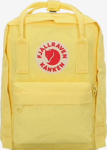 Zaino di Fjällräven in giallo: frontale