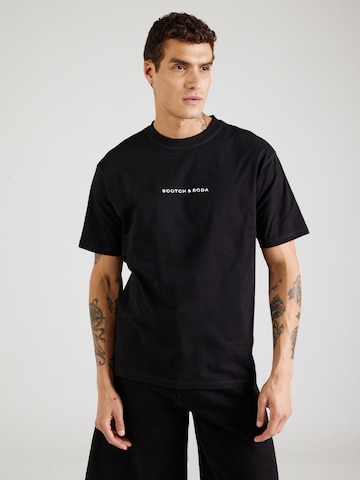 SCOTCH & SODA - Camiseta en negro: frente