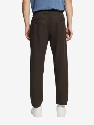 ESPRIT Loose fit Chino Pants in Brown