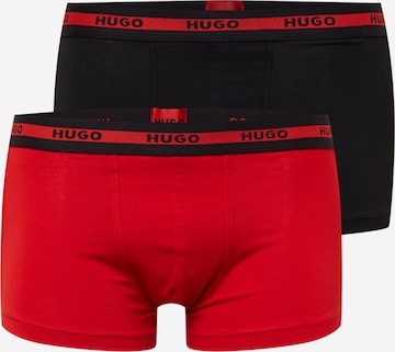 Boxeri de la HUGO Red pe roșu: față