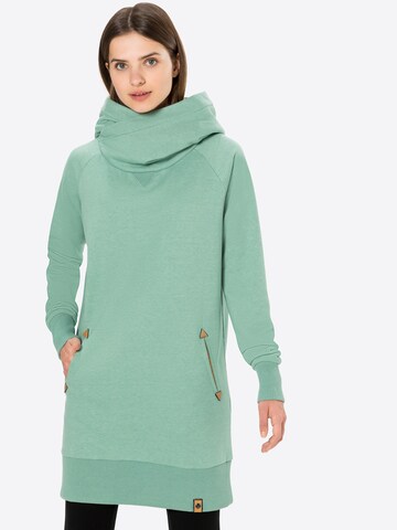 Fli Papigu Hoodie in Grün: predná strana