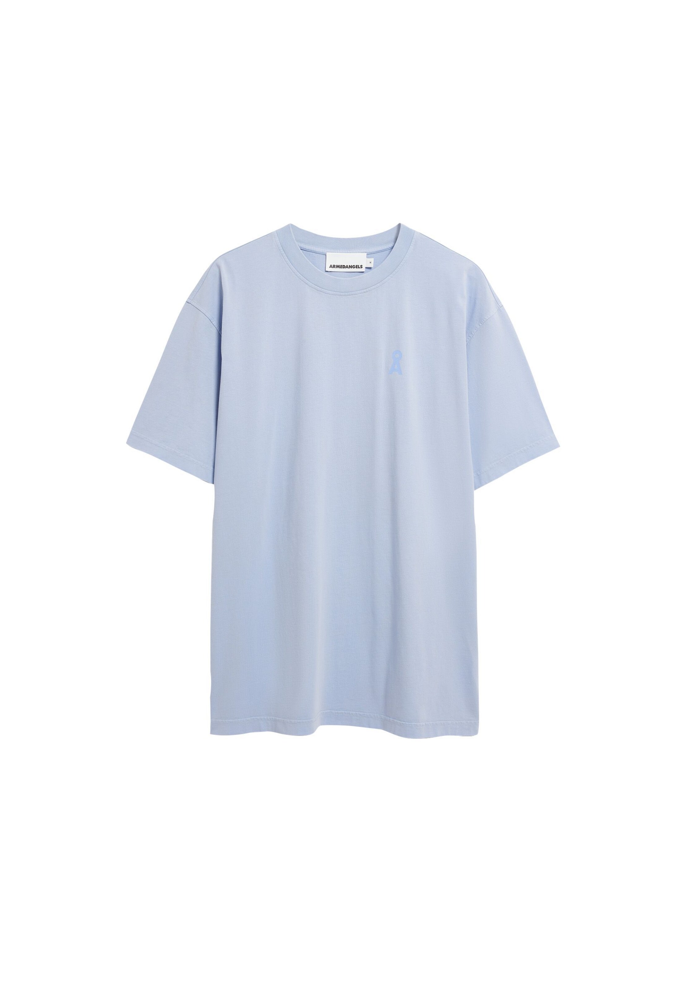 ARMEDANGELS T-Shirt ICONIC Å MAARKOS in Blau: Vorderseite