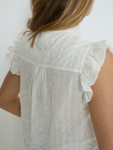 Chemisier 'Griselda' DESIRES en blanc
