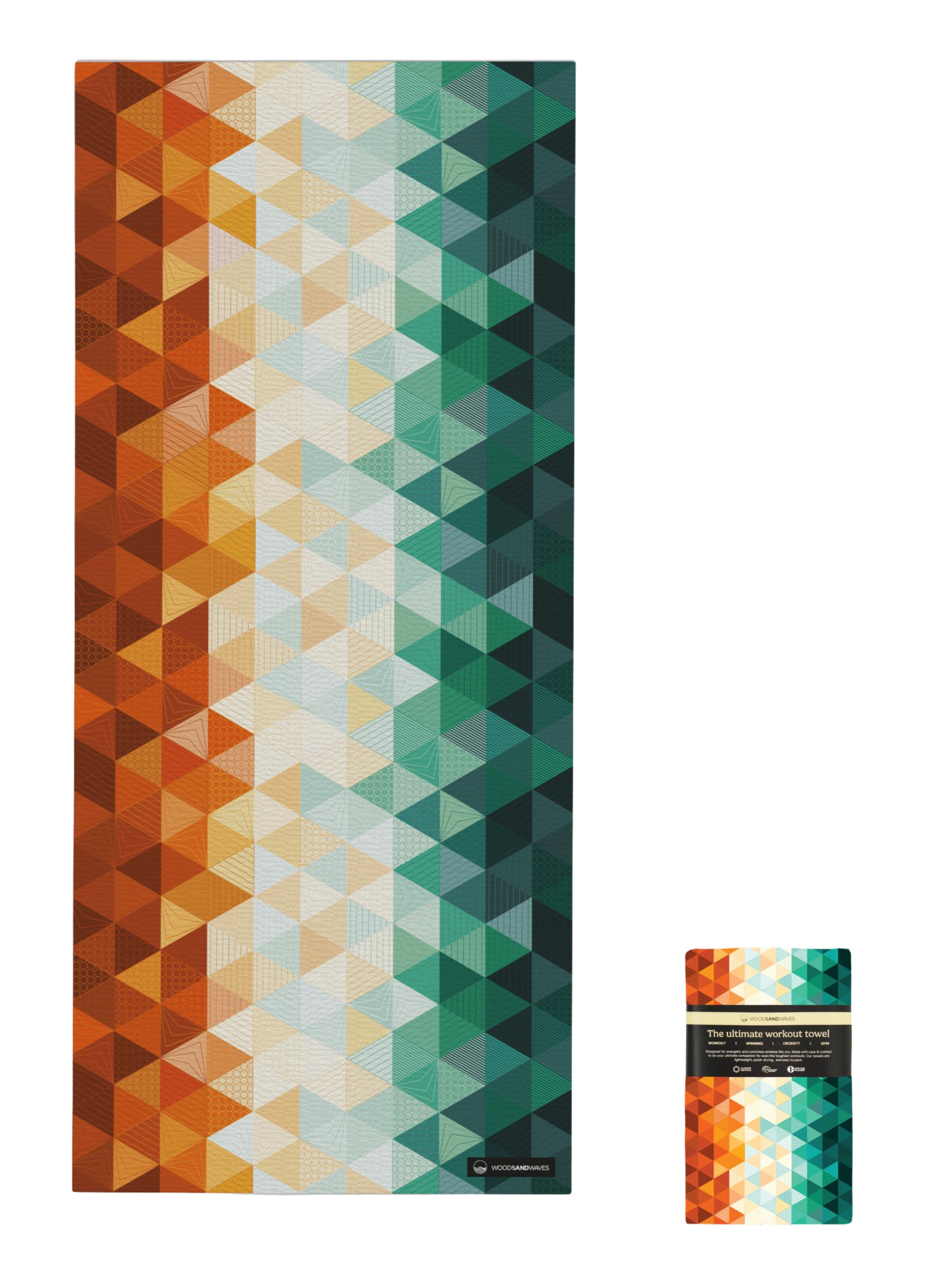 Serviettes 'Kaleidoscope' woodsandwaves en mélange de couleurs